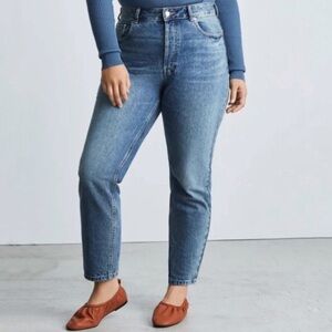 Everlane Women's Straight Leg Jeans - Blue